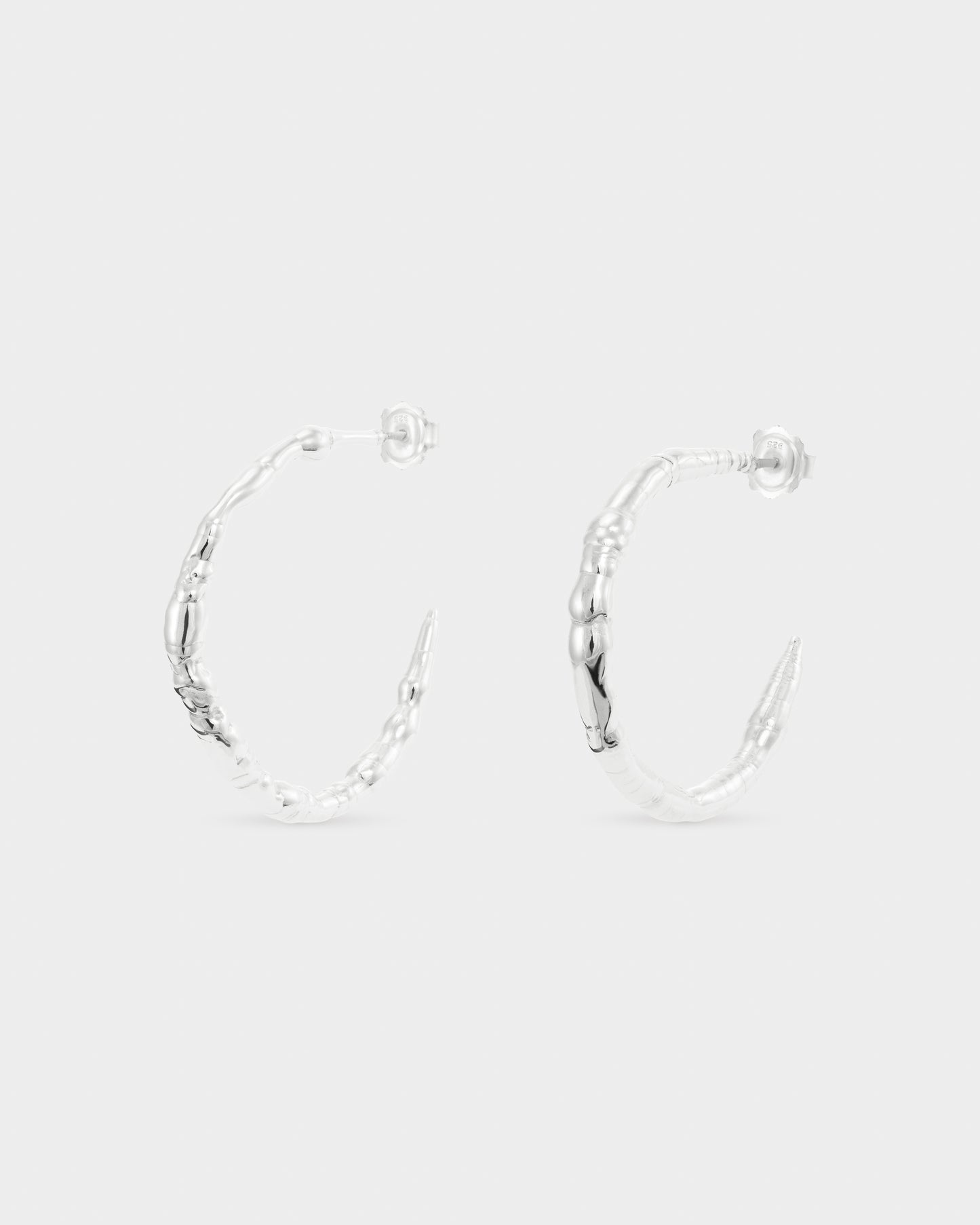 Worm Hoop Earrings