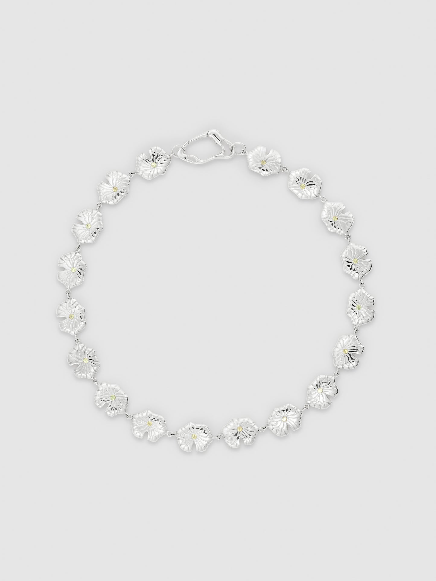 Water Lily Chain Necklace