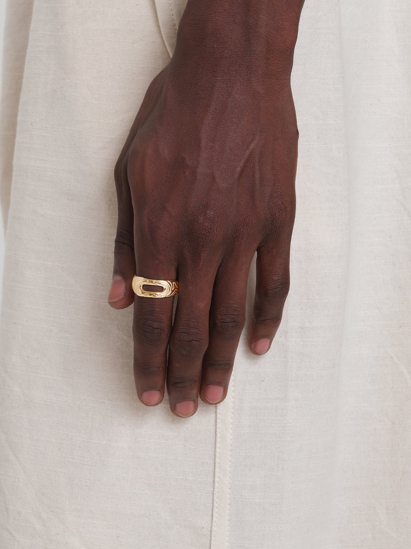 Thin Globe Ring