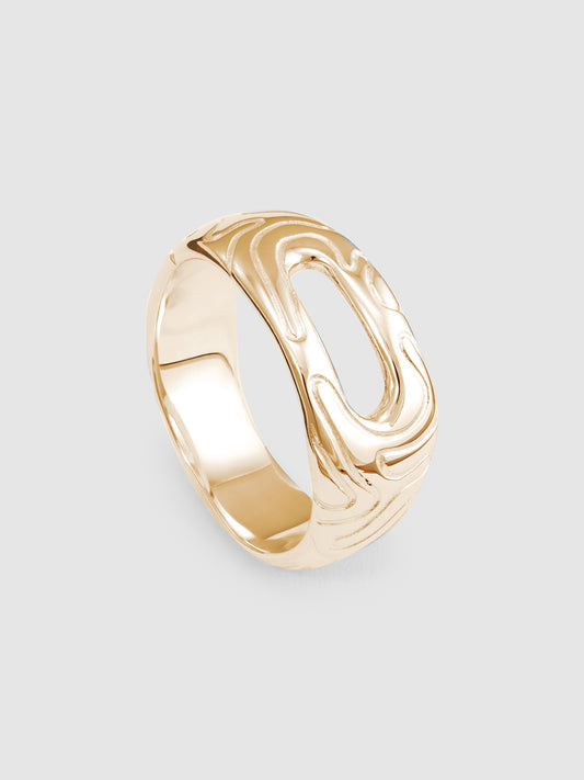 Thin Globe Ring