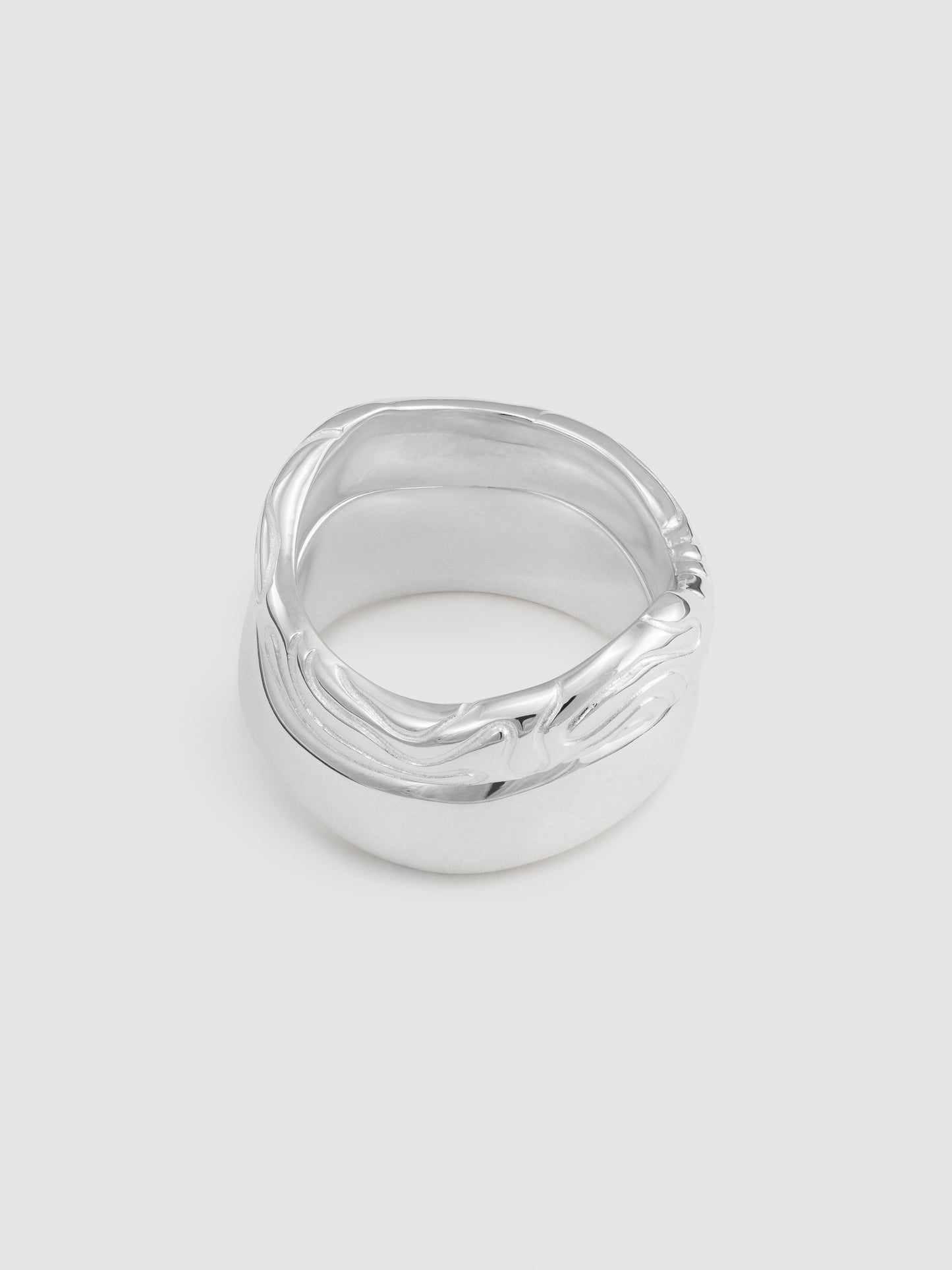 Globe Stacking Ring Pair
