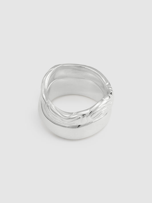 Globe Stacking Ring Pair