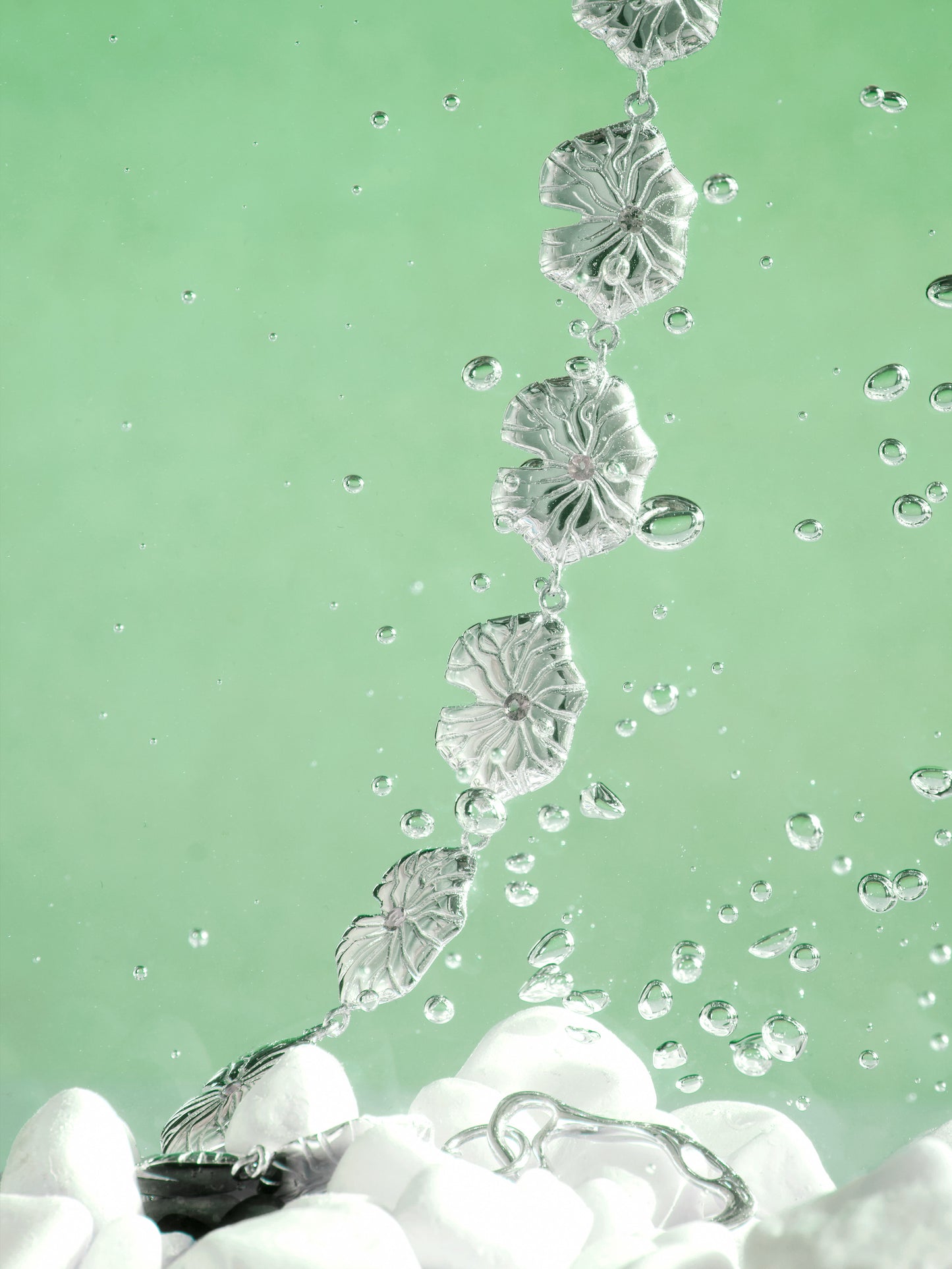 Water Lily Chain Necklace