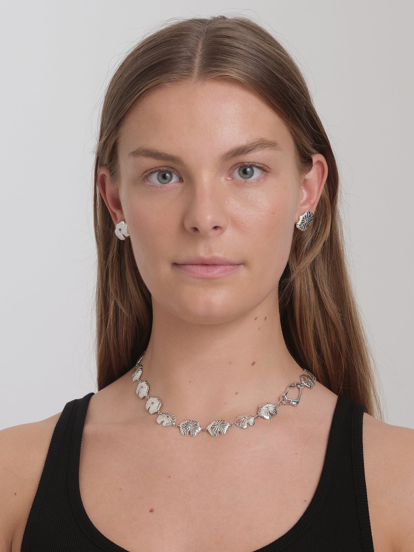 Water Lily Chain Necklace